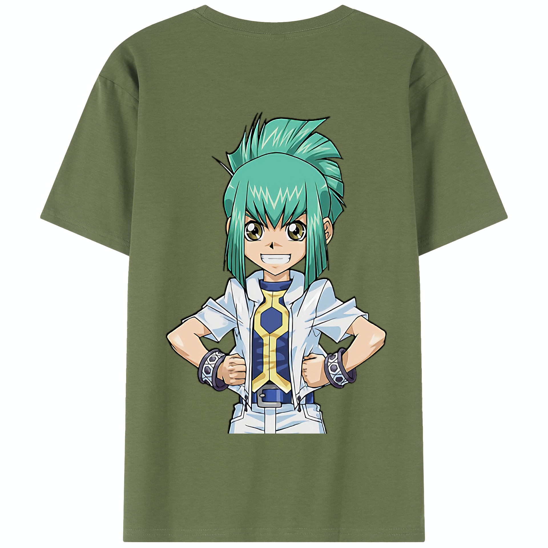 （画像用） 遊☆戯☆王 Yu-Gi-Oh! 綿100％半袖Tシャツ（背面プリント）